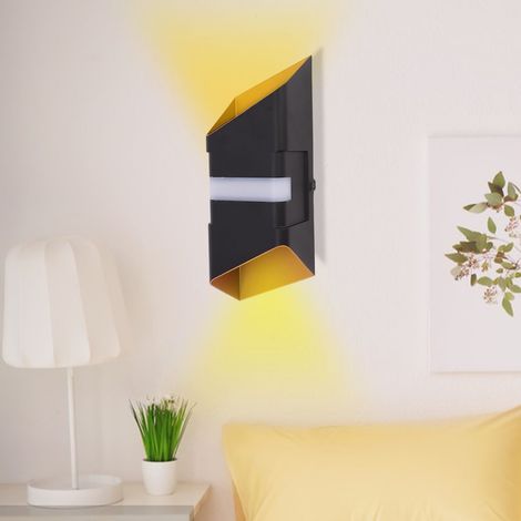 Applique murale extérieure moderne à LED étanche, applique murale à éclairage par le haut et par le bas, applique murale intérieure, luminaire mural étanche adapté aux cours, portes, jardins et passag (1/5)