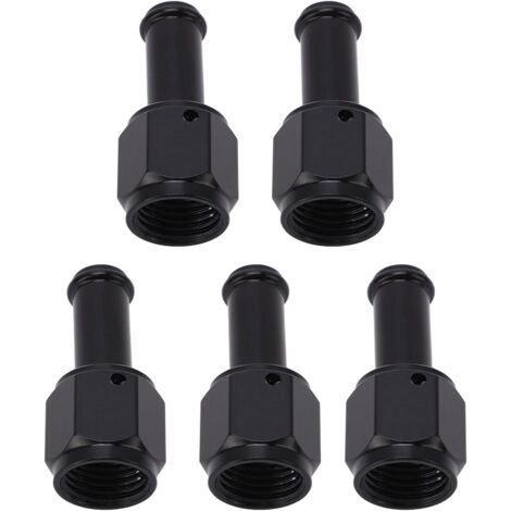 BUNTHAUS 5 pièces 6an femelle à 5/16 NPT adaptateur de raccord en alliage d'aluminium adaptateur de filetage femelle à mâle (1/5)