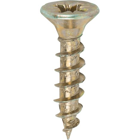 TIMco 4.5 x 20mm Solo Zinc & Yellow Woodscrew Qty 200