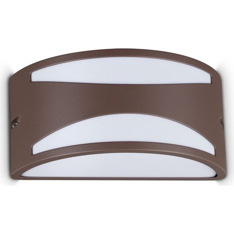 Ideal Lux REX Applique murale extérieure encastrée couleur café 1x E27 IP44