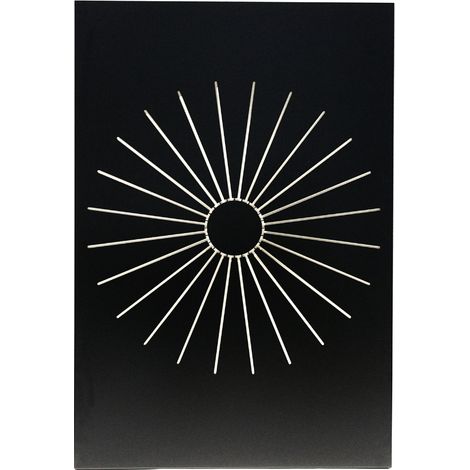 Plaque de protection murale acier déco Kelvar l.80 x H. 117 cm Edilinox