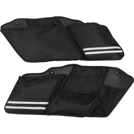 Sacoche latérale moto étanche en nylon, grand volume de rangement pour bagages de conduite (1/5)