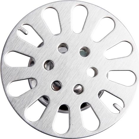 Couvercle Pour Drain Au Sol - Filtre Anti-Obstruction En Acier Inoxydable 304 - Pour Salle De Bain Cuisine Sous-Sol Garage - Diamètre 8,7 cm - 1 Pièce (1/5)