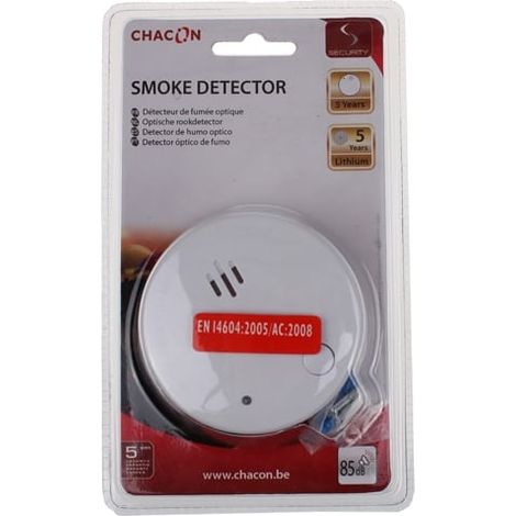 Chacon - optischer rauchmelder mit led-anzeige-5 jahre - 34233 - 5411478342335