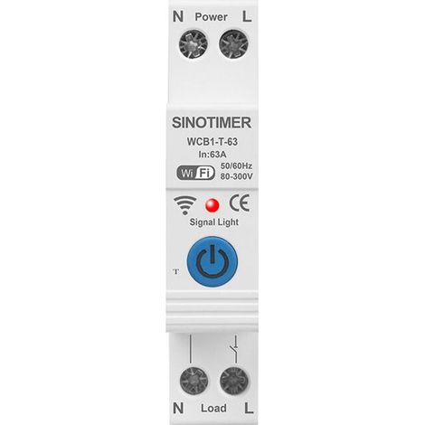 Interruttore automatico wireless WiFi per elettrodomestici, 63A 80-300V