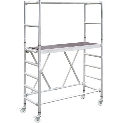 Iller Professional Klappgerüst mit Ausbaueinheit 0,75x1,80 m 3,50m AH (1/4)