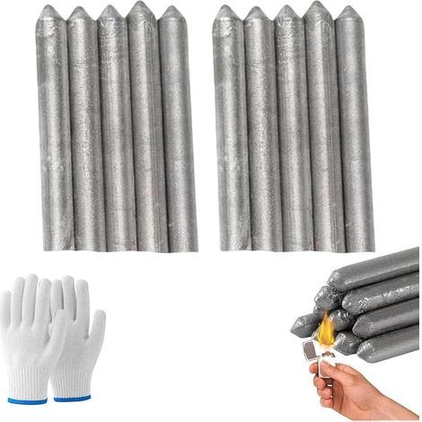 2026 Neuer universeller Niedertemperatur-Schweißstab, leichterer Schmelzschweißstab, universeller Niedertemperatur-Schweißstab für Aluminium, Kupfer und Eisen (10 Stück) (1/5)