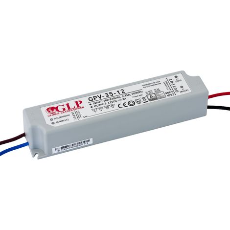 GPV-35-5: Alimentatore GLP serie GPV 5V/5A, CV, senza PFC, custodia in plastica IP67