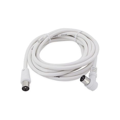 Layered TV Koaxial Winkelmesser Weiß 2.5M GSC 002602971