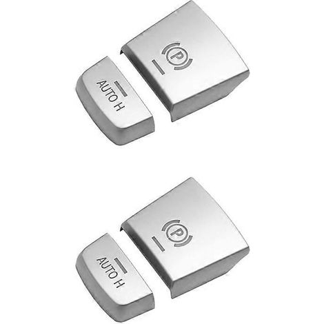 Stück ABS-Chrom-Abdeckungen für elektronische Handbremsknöpfe (P-Taste) (1/5)