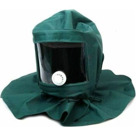 Casque Masque de Protection Anti-Vent Anti-poussiére pour Sablage Sableuse Bricolage (1/5)