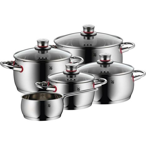 WMF Quality One 9-teiliges Topfset in Silber (1/3)