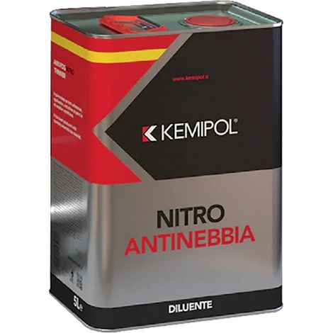 Diluente Nitro Antinebbia diluizione vernici pulizia attrezzi Kemipol 5 lt (1/4)