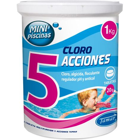 Chlore 5 parts, comprimés, 1kg Tamar 81712