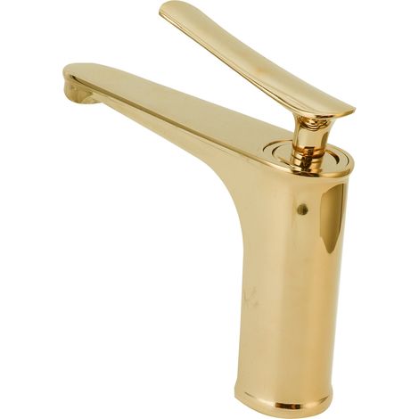 Robinet en cuivre monotrou pour eau chaude et froide, pour lavabo, toilettes, salle de bain, hôtel G9/16 (1/5)