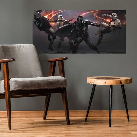 Sticker Mural Géant -Le Graphix Mural- Star Wars Mandalorian (1/5)