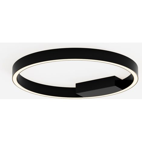 Plafoniera soffitto RIM ring LED 24W nero/bianco Maytoni (1/3)