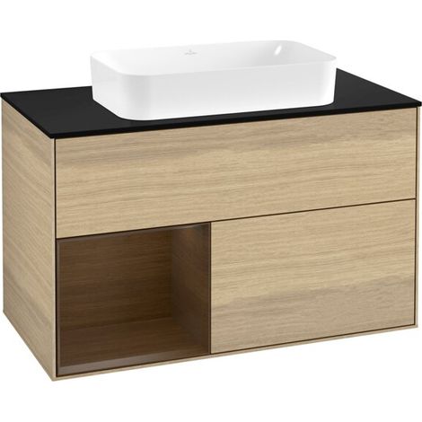 Villeroy & Boch F652GNPC Meuble sous-plan Finion F65 (1/2)