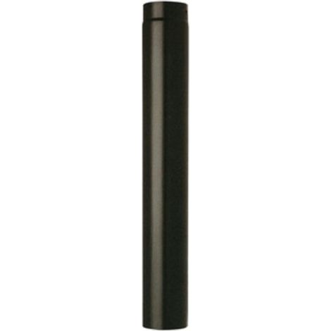 tubo acciaio porcellanato nero 100 cm 20 cm 200 mm stufa legna pellet