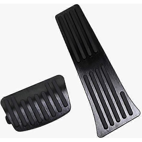 Pédales de frein et d'accélérateur en aluminium noir pour Hyundai Tucson 2021-2022 Nx4 : revêtement antidérapant et protections. (1/5)