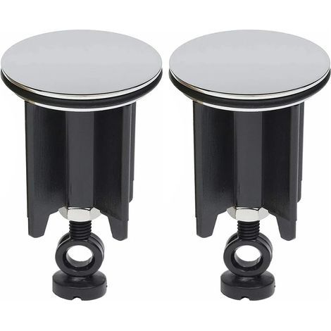 2 pièces bouchon de lavabo universel cuivre couverture évier salle de bain 40mm bouchon Pop-Up remplacement bouchon de vidange salle de bain robinet luminaire (1/2)