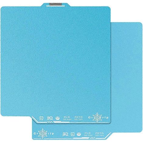 BIQU 2er-Pack Panda Bauplatte CryoGrip Pro Frostbite Anti-Verstopfung Federstahl Doppelseitig strukturiert für BambuLab P1 X1 A1 3D-Drucker (1/5)