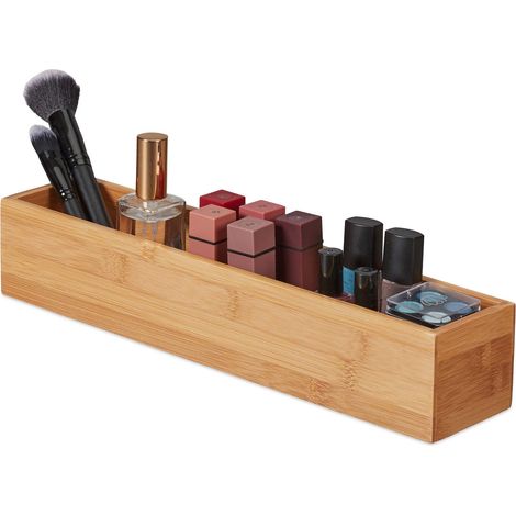 Boîte en Bambou, Rangement Salle de Bain, Cuisine (1/5)
