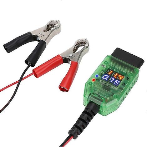 Outil de diagnostic automobile 12 V pour le remplacement de la batterie, la sauvegarde de la mémoire de l'ECU et la détection des fuites de batterie. (1/5)