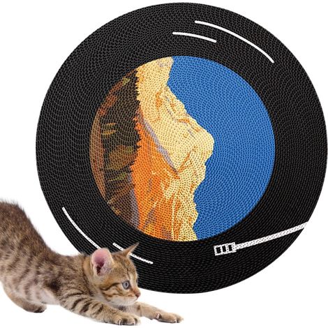 Tapis grattoir pour chat Protection meuble et anti ennui Planche murale décorative à griffer Pour salle à manger salon véranda balcon chambre (1/5)