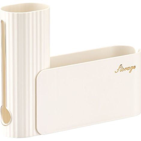 Sacs Poubelles Muraux, Distributeur Sac Plastique, Distributeur de Sac Poubelle, Range Sac Plastique, Conteneur de Sac Poubelle Mural, Support Sac Poubelle Mural, pour Salles de Bains et Bureaux (1/5)