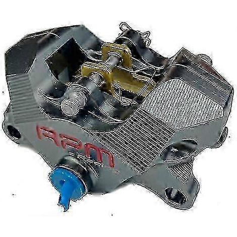 Étrier de frein arrière CNC universel Unique Rpm 84 mm pour moto Ducati Aprilia Suzuki Kawasaki YZF-R1 06-14 GSX-R1000 07-14 ZX-10R 08-10 (Titane) (1/5)
