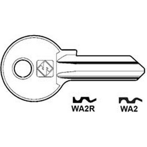 10PZ CHIAVI PER CILINDRI WALLY 4 SPINE GRANDI - WA2 DX