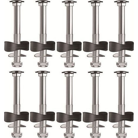 Lot de 10 Accessoires pour Trampoline pour Piquets de Trampolines Entretoises de Trampoline vis pour Fixation du Trampoline Convient pour grand Trampoline et petit Trampoline (1/5)
