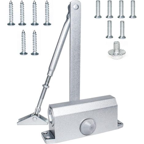 Chiudiporta automatico idraulico, chiudiporta a molla regolabile, braccio a bussola, ideale per casa, negozio, ufficio, per porte fino a 100 cm