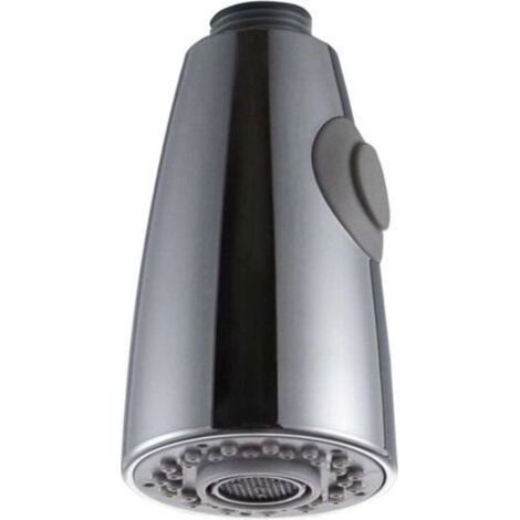 Kitchen Faucet Spray 2 Jets Replacement Faucet Head Spray for Faucet Replacement Spray for Kitchen Mixer, Chrome, G1/2\" (1/4)