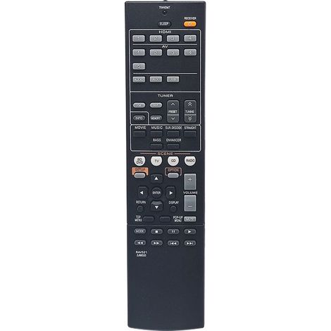 Convient pour la télécommande d'amplificateur Yamaha/Yamada/Harris RAV521 ZJ66500 HTR-3067 3066 RX-V377