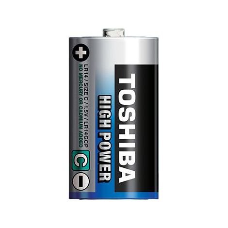 Toshiba lr14gcp bp-2 Haushaltsbatterie Einwegbatterie c Alkalibatterie (1/2)