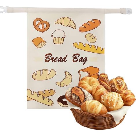 Sacs à Grande Capacité Portable Sac À De Conservation En D'Abeille Utilisable Pour La Conservation Des Aliments, Fruits, Pâte, En Cuisine, Boulangerie (1/5)