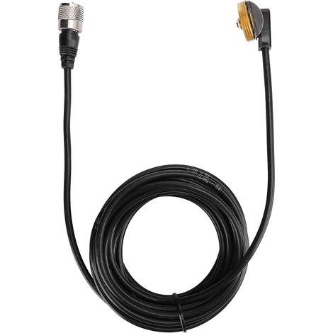 Câble coaxial extensible en cuivre RG-58/U de 5 m à faibles pertes, connecteurs PL259 et NMO, utilisé pour antenne d'émetteur-récepteur radio mobile (1/5)