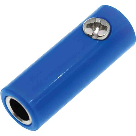 Fiche banane RS PRO Bleu Femelle 32A 30V ( Prix pour Sachet de 5 )