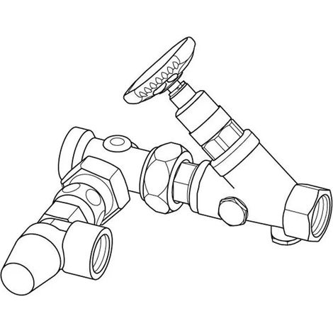 Uponor Central Port Gruppo di sicurezza Perfect 25, 1129410