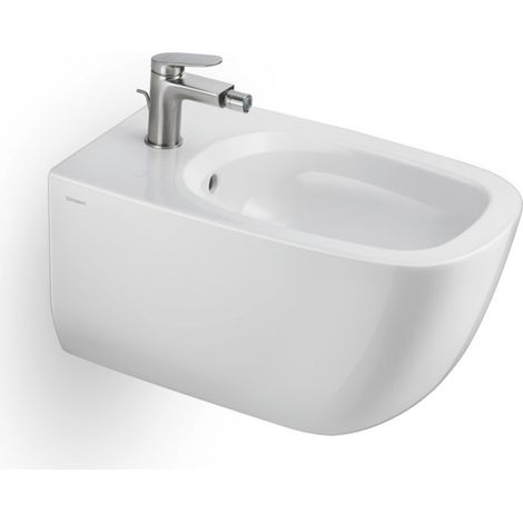 Duravit Wave Einhebel-Bidetmischer, Ausladung 128 mm, mit (1/3)