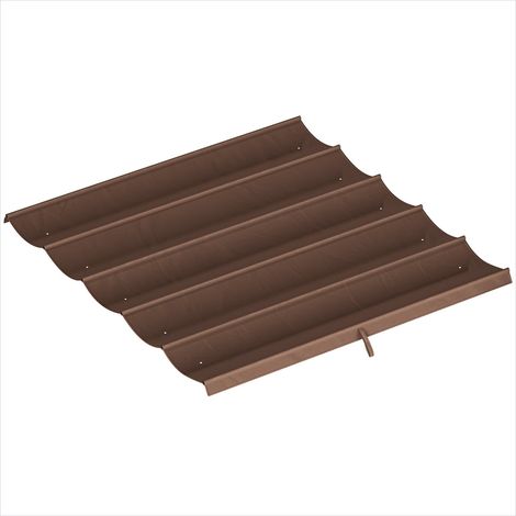 Tonnelle de jardin Toile de pergola rétractable 3 x 3 m café (1/5)