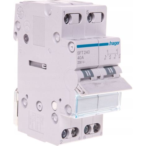Interruptor modular I0II 40A 2P SFT240