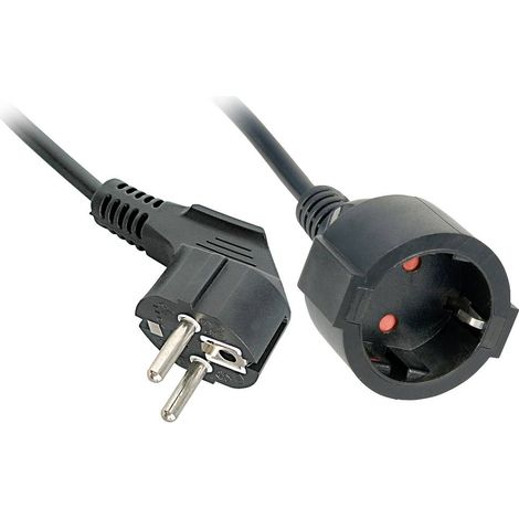 LINDY 30245 alimentation Rallonge noir 5 m H05VV-F 3G 1,5 mm² (1/3)