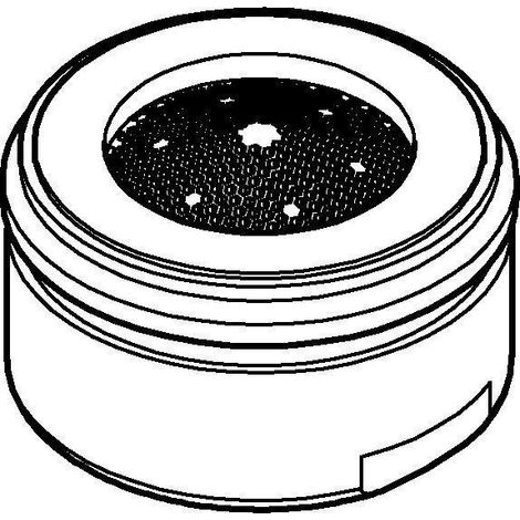 Régulateur de jet 48300 filetage extérieur M 24x1 classe de débit PCA chromé