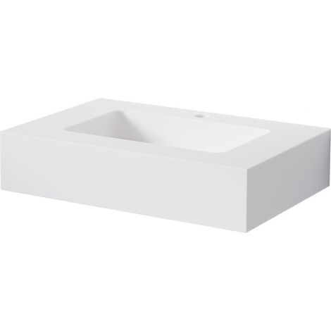 Steinberg Serie 444 lavabos de pared, 1 agujero para grifo, sin