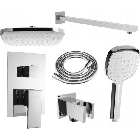 Mexen Uno DR33 ensemble de douche encastré, chrome - 71435DR33-00 (1/5)