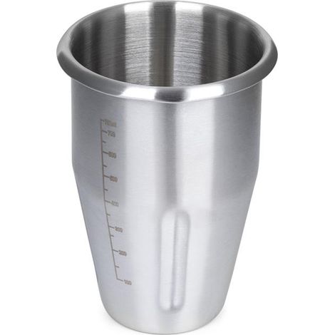 Kraftprotz Edelstahlbecher Zubehör 1 Liter Edelstahl silber (1/4)