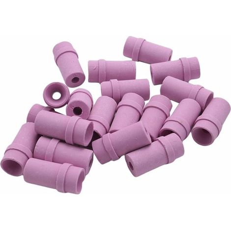 Lot de 20 buses de sableuse en céramique 6mm – Couleur violet – Résistance à l'usure pour sablage de surface (1/5)